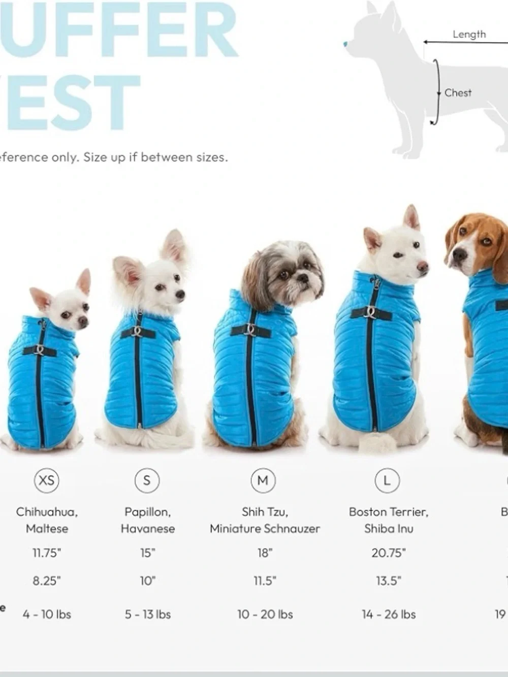 Gooby Fashion Vest Dog Jacket - New